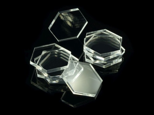 ATMBH30_Podstawki pod figurki(10), kształt sześciokąta, transparentne,  30x3 mmb.JPG